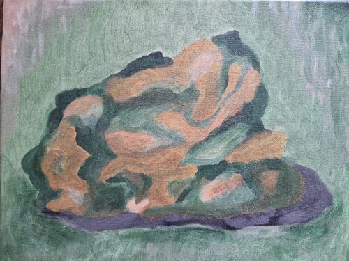 green rock di Daria Sonja Kehrer, Pittura in vendita su Singulart