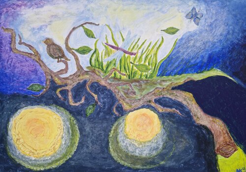 Weltkosmos di Daria Sonja Kehrer, Pittura in vendita su Singulart