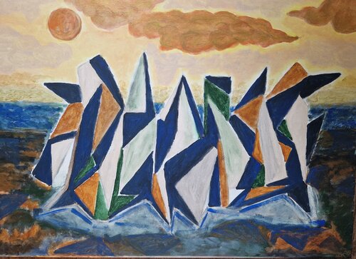 Konstrukt No 3 di Daria Sonja Kehrer, Pittura in vendita su Singulart