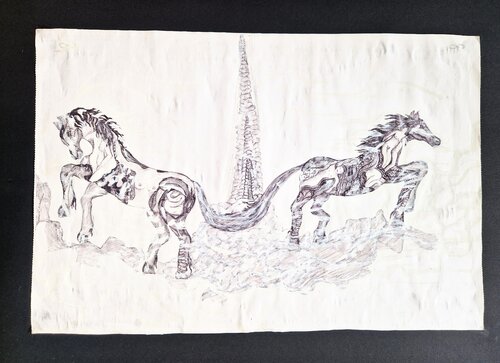 Nebelgespann di Daria Sonja Kehrer, Disegno in vendita su Singulart