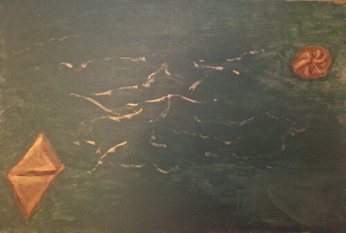 Die leise Spur der Stille van Daria Sonja Kehrer, Schilderij te koop op Singulart