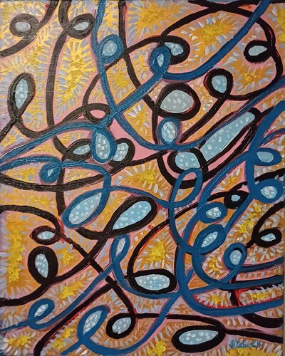 Wege und Umwege van Susanne Stahr, Schilderij te koop op Singulart