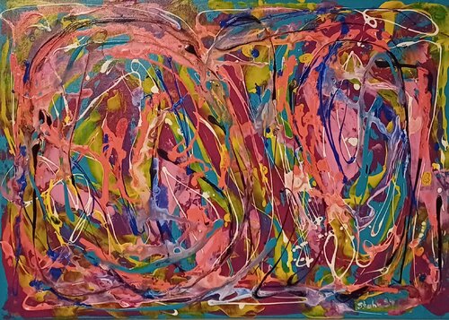 Happiness van Susanne Stahr, Schilderij te koop op Singulart