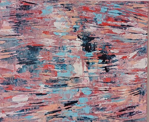 Spiegelungen auf dem Wasser di Susanne Stahr, Pittura in vendita su Singulart