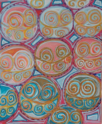 Spiral Pattern by Susanne Stahr, 油畫 for Sale on Singulart
