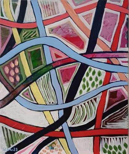 Walk von Susanne Stahr, Malerei kaufen auf Singulart