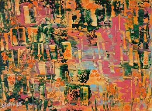 Feuerdorn - Variation 1 di Susanne Stahr, Pittura in vendita su Singulart