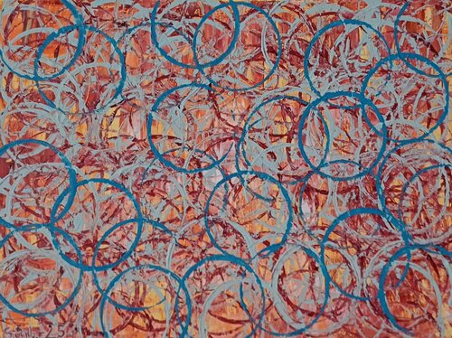 Feuerdorn - Variation 3 van Susanne Stahr, Schilderij te koop op Singulart