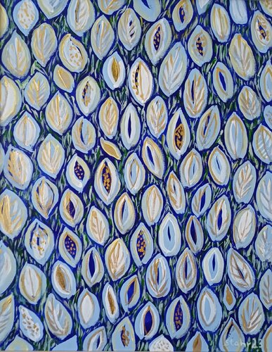 Blätterwerk 1 von Susanne Stahr, Malerei kaufen auf Singulart