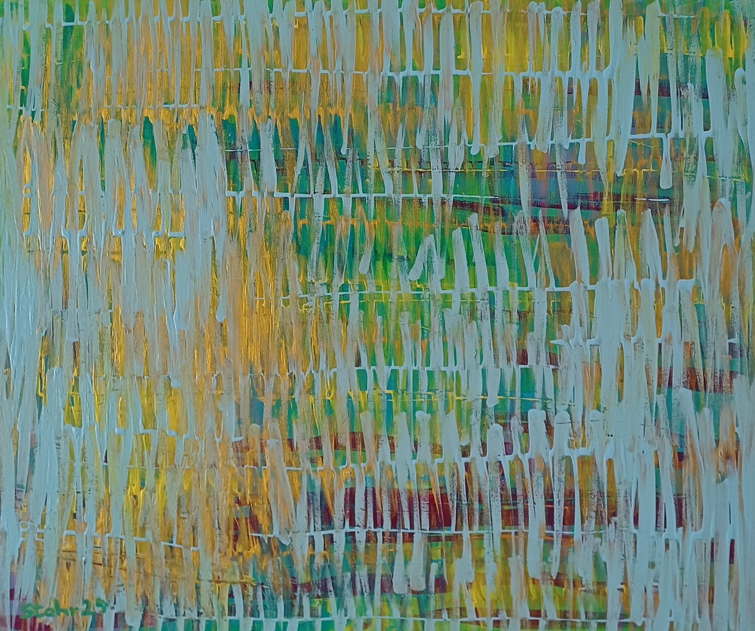 Linien in Blau Susanne Stahr