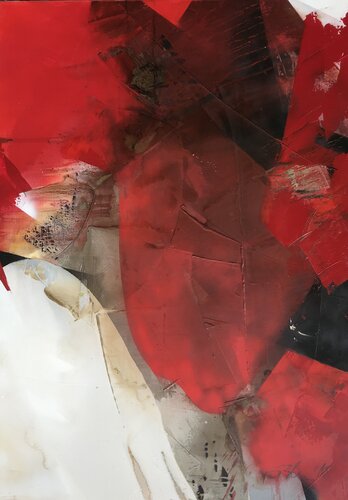 celebrate the red von Susanne Blum, Malerei kaufen auf Singulart