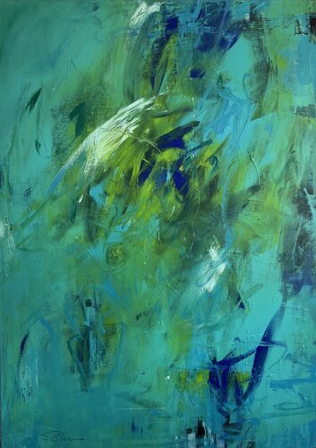 think green van Susanne Blum, Schilderij te koop op Singulart