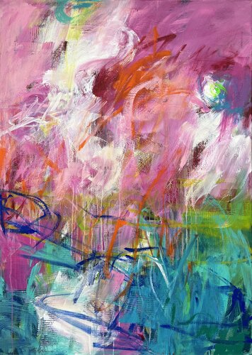 summer vibes di Susanne Blum, Pittura in vendita su Singulart