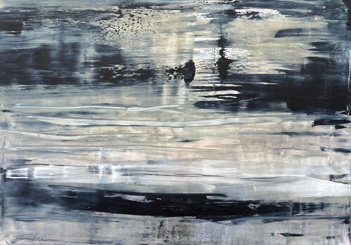 when the night has come van Susanne Blum, Schilderij te koop op Singulart