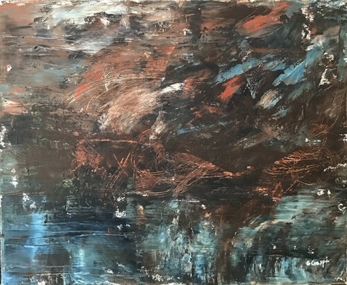 Nightcrawlers by Guillem Crespí Ginard, 油畫 for Sale on Singulart
