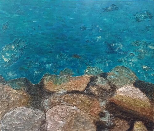 Port de Valldemossa by Guillem Crespí Ginard, 油畫 for Sale on Singulart