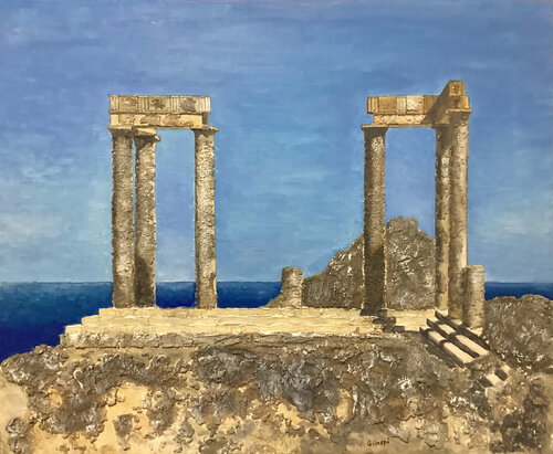 Lindos by Guillem Crespí Ginard, 油畫 for Sale on Singulart