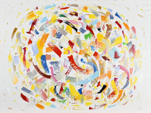 Playing with colour: a pathway to the soul?! van Olivia de Posson, Schilderij te koop op Singulart