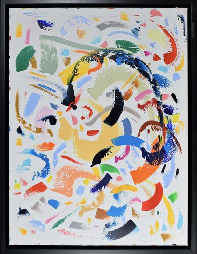 By letting go it all gets done! van Olivia de Posson, Schilderij te koop op Singulart