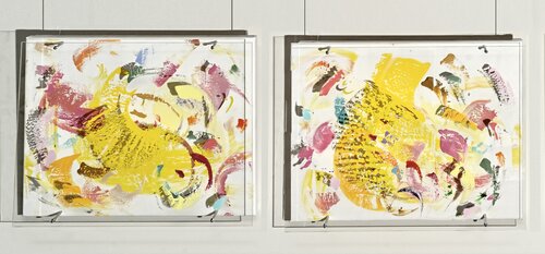 the transformative grace of the heart (2 pieces only) van Olivia de Posson, Schilderij te koop op Singulart