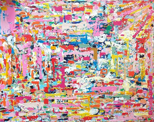 As I uncover my inner colours, I realise that I am you ... van Olivia de Posson, Schilderij te koop op Singulart