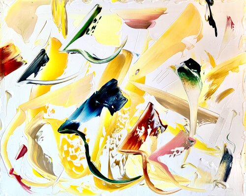 Solar Signs by Olivia de Posson, Painting for Sale on Singulart