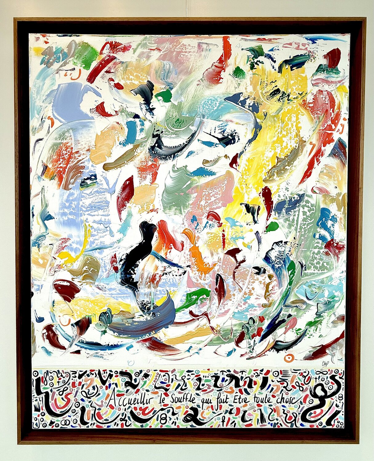 Breath of Resurrection Olivia de Posson Original painting for sale