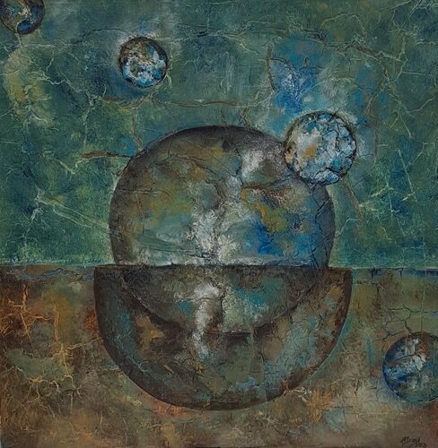 Noyau terrestre van helene icard, Schilderij te koop op Singulart