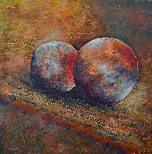Les boules van helene icard, Schilderij te koop op Singulart
