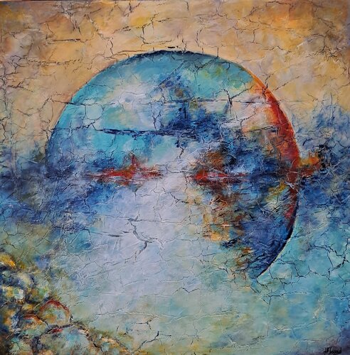 Moon river von helene icard, Malerei kaufen auf Singulart