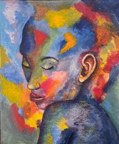 L'iroquoise di helene icard, Pittura in vendita su Singulart