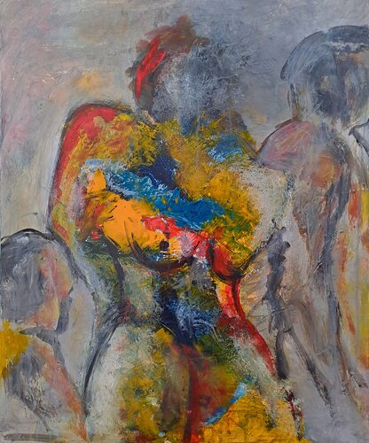 La rencontre par helene icard, Peinture en vente sur Singulart