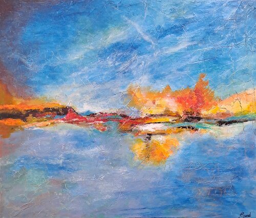 Conflagration di helene icard, Pittura in vendita su Singulart