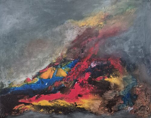Volcano van helene icard, Schilderij te koop op Singulart