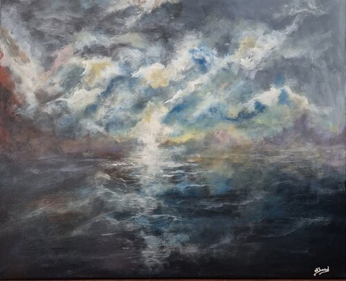 Entre ciel et silence van helene icard, Schilderij te koop op Singulart