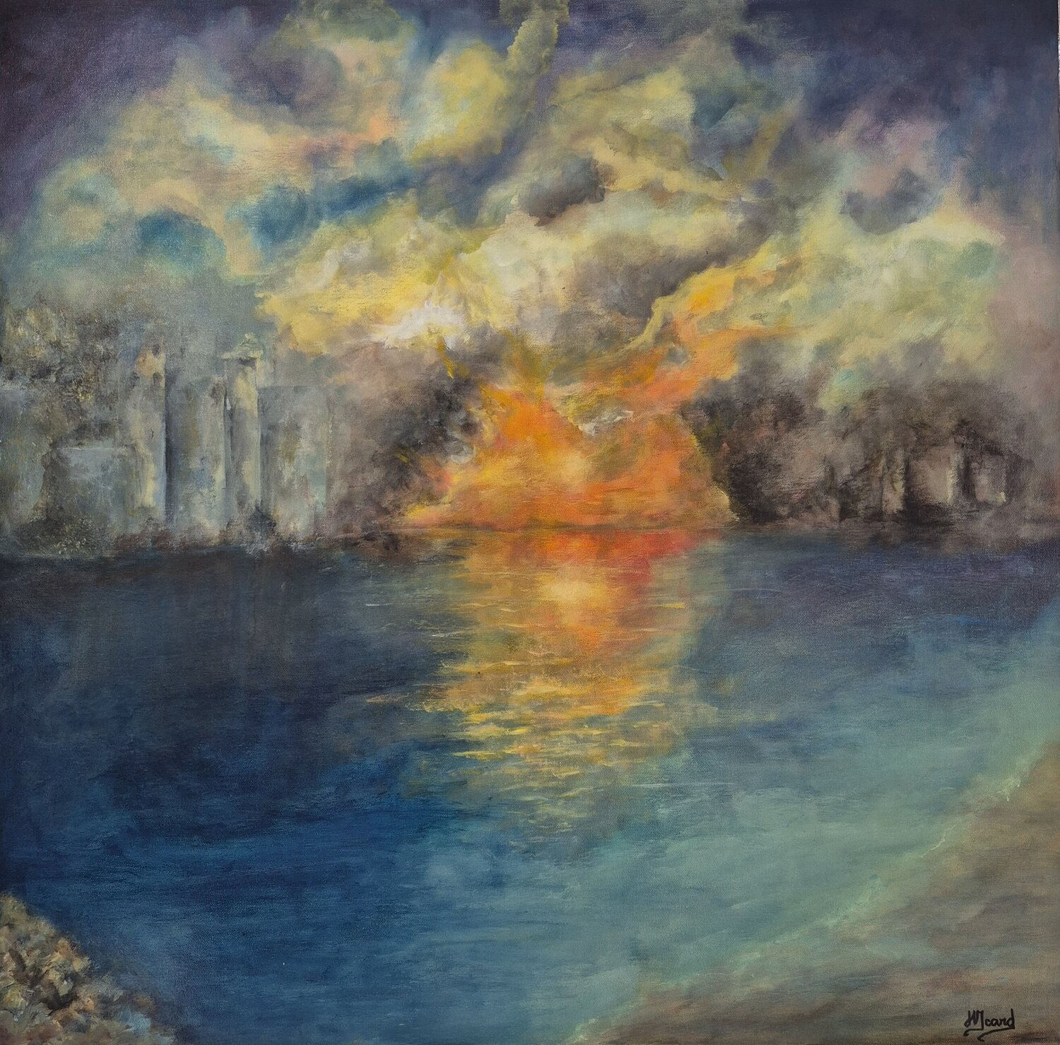 Les rivages de l'invisible helene icard Originalgemälde zu verkaufen