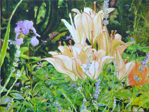 Lilie di Kirsten Treis, Pittura in vendita su Singulart