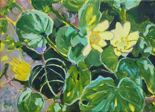 Scharbockskraut 1 de Kirsten Treis, Pintura a la venta en Singulart