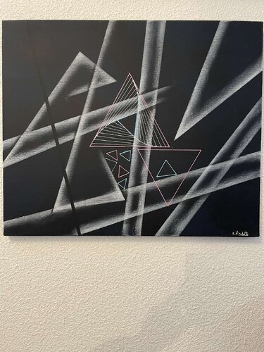 triangle di sebastien mirabells, Pittura in vendita su Singulart
