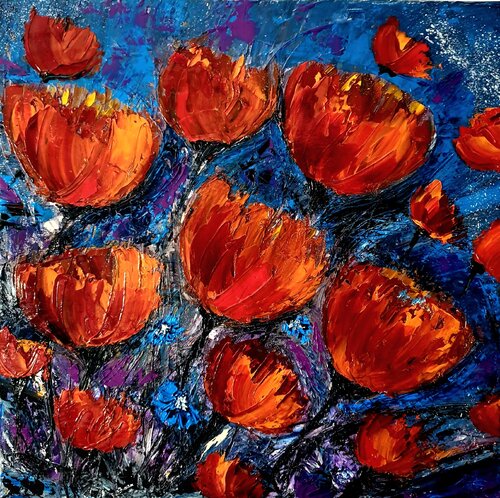 Flower Power di Petra Erengil, Pittura in vendita su Singulart