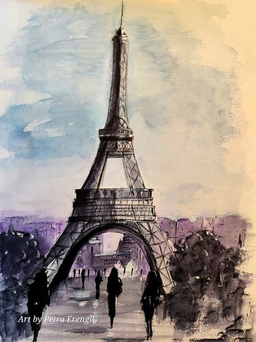 Paris di Petra Erengil, Pittura in vendita su Singulart