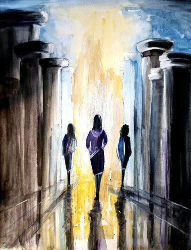 Showtime von Petra Erengil, Malerei kaufen auf Singulart