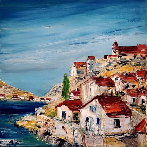 Traumort von Petra Erengil, Malerei kaufen auf Singulart