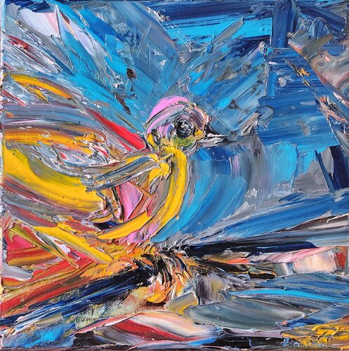 Paradiesvogel by Petra Erengil, Painting for Sale on Singulart