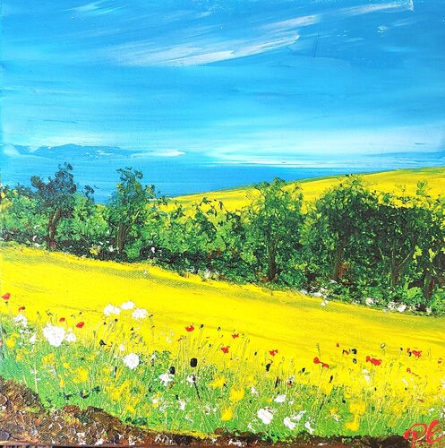 Leinetal by Petra Erengil, Painting for Sale on Singulart
