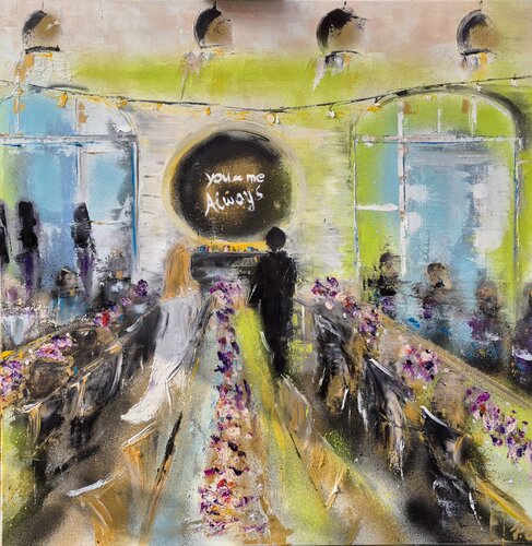 The Wedding van Petra Erengil, Schilderij te koop op Singulart