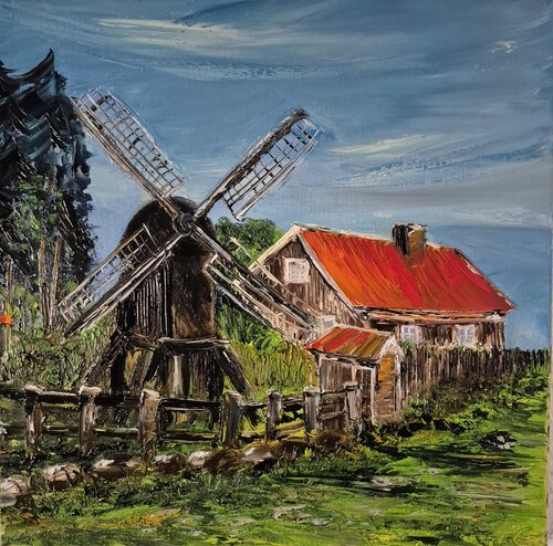 The mill van Petra Erengil, Schilderij te koop op Singulart