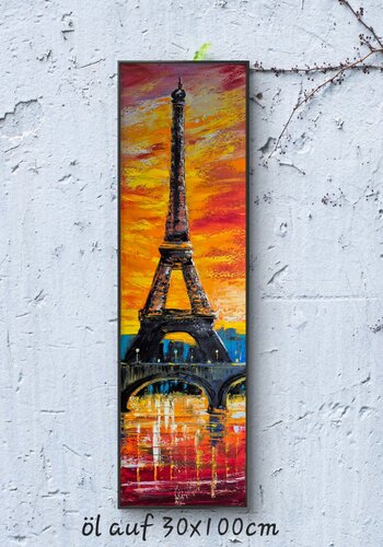 Sundown in Paris von Petra Erengil, Malerei kaufen auf Singulart