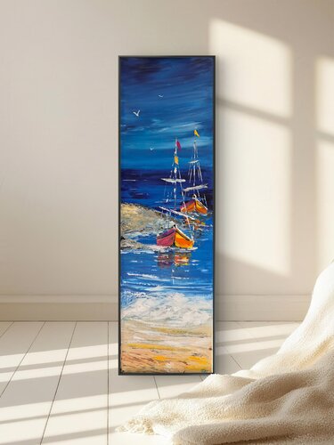 Zwischen Himmel und Hafen van Petra Erengil, Schilderij te koop op Singulart
