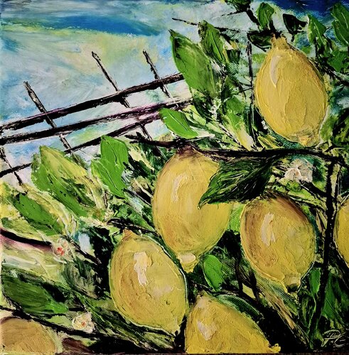 Limonaia del castel 2 de Petra Erengil, Pintura a la venta en Singulart
